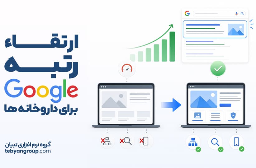 ارتقا رتبه گوگل برای سایت داروخانه